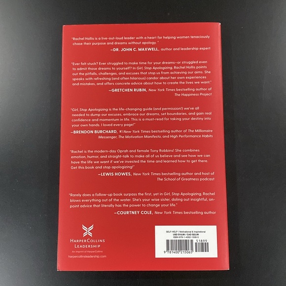 Girl, Stop Apologizing by Rachel Hollis - Paperback Novel - Picture 2 of 9